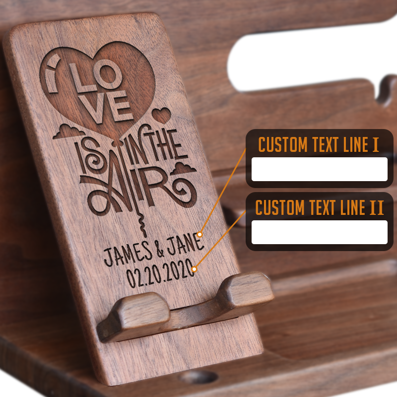Custom Gift for Husband/BoyFriend - Personalized Phone Docking Station, Nightstand Organizer, Gift Ideas for Special Anniversary, Birthday, Wedding, Father's Day, Christmas